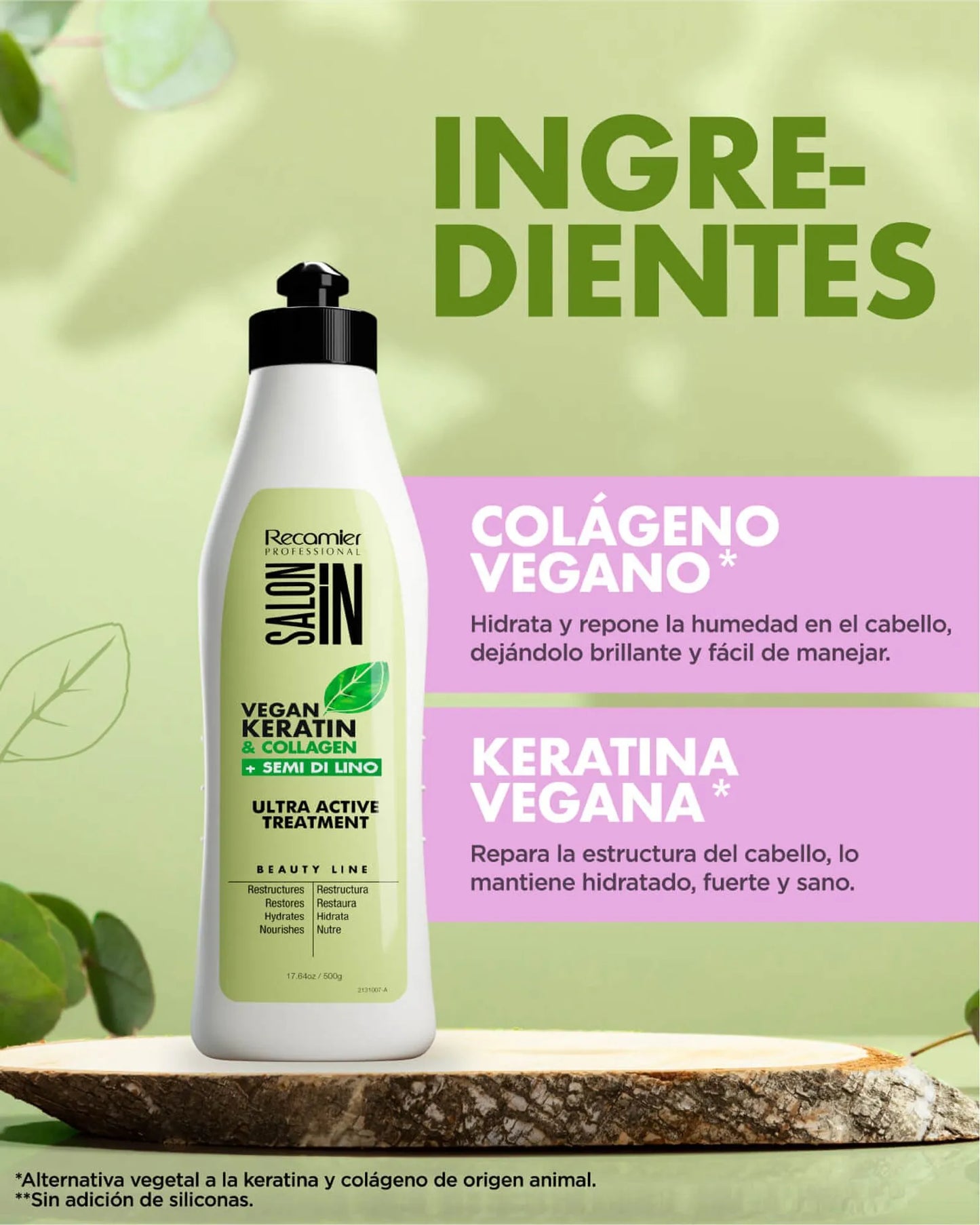 Tratamiento Vegan Keratin Collagen Ultractive