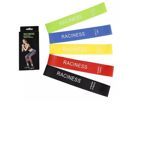 Bandas elasticas de colores set x 5