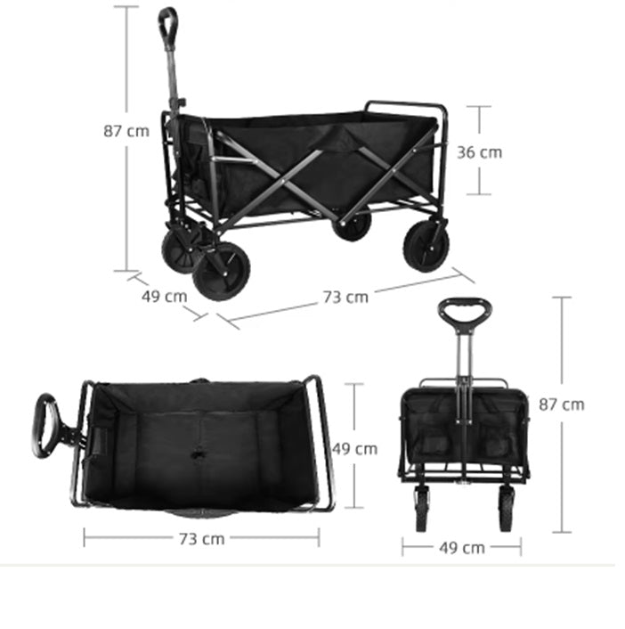 Carrito de compras plegable