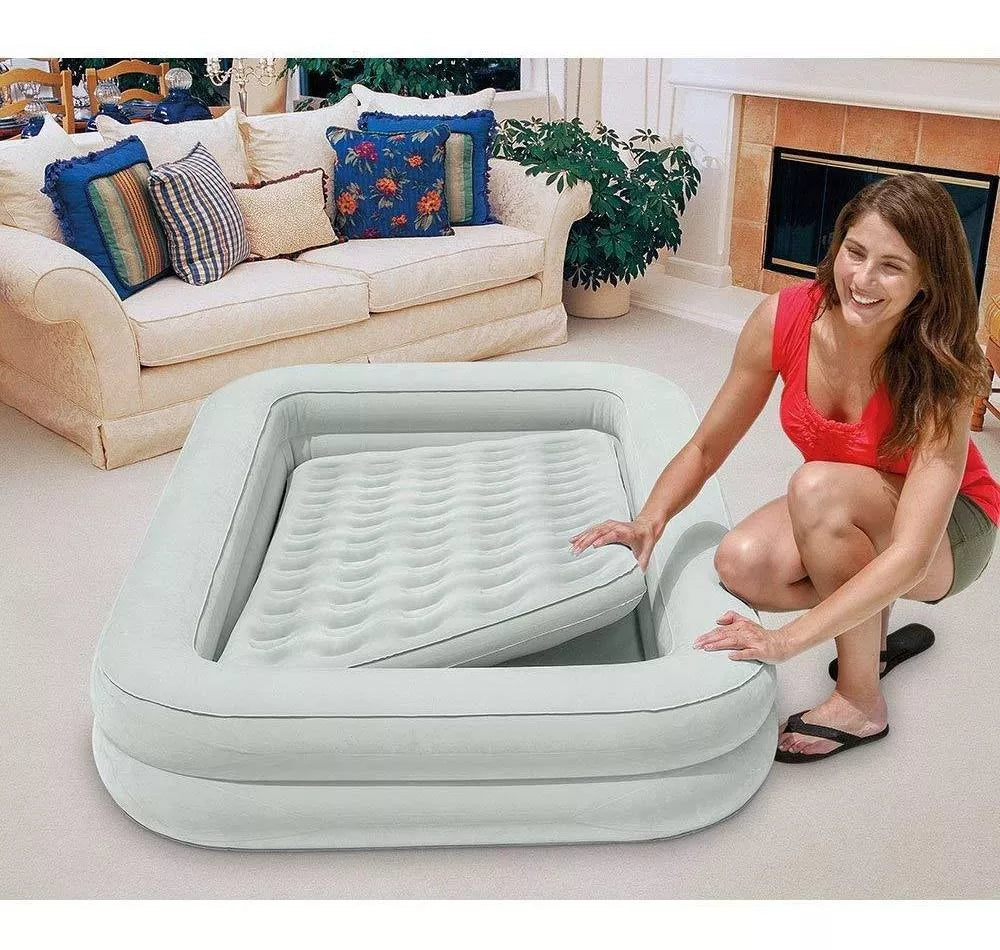 Juego de Cama inflable Viajero para Niños Intex